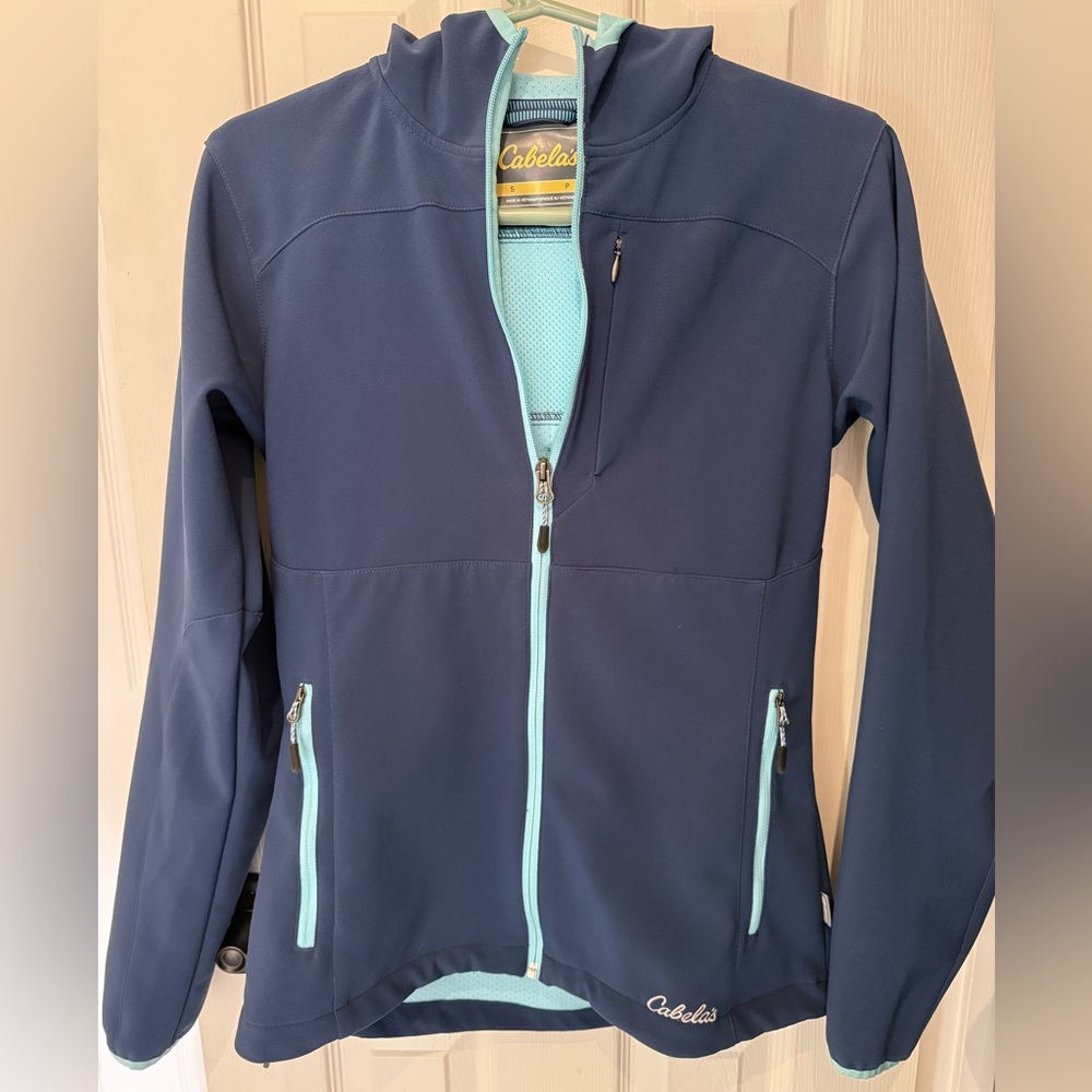 Cabela's Women's Navy and Aqua Jacket
